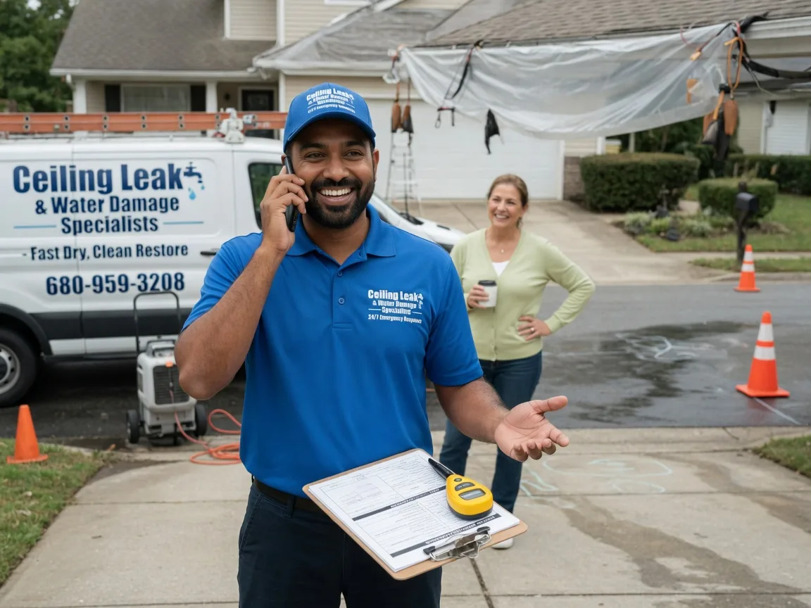 Ceiling Leak Cleanup Atkins, IA FAQs